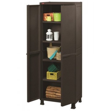 Keter - Rattan Utility Cabinet with Legs